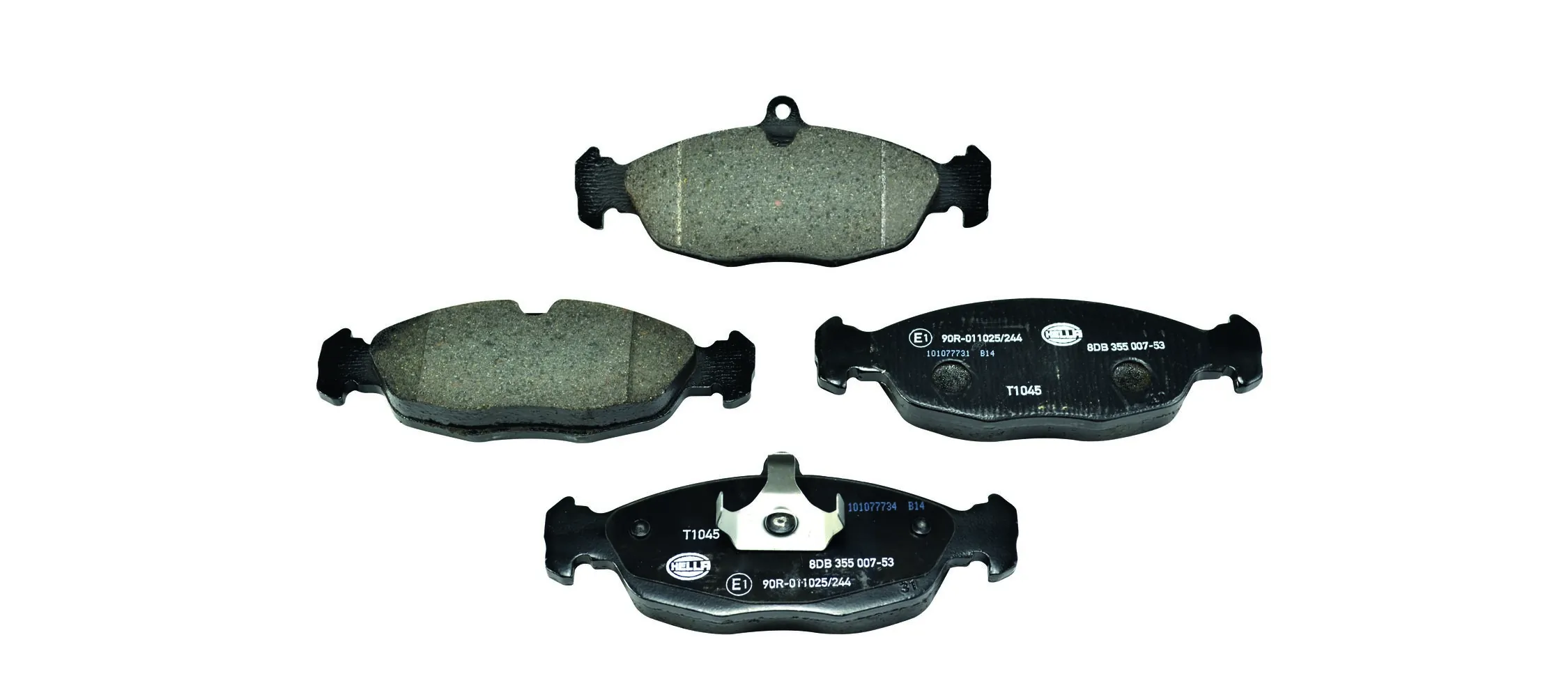 HELLA 8DB 355 007-531 Brake Pad Set, disc brake