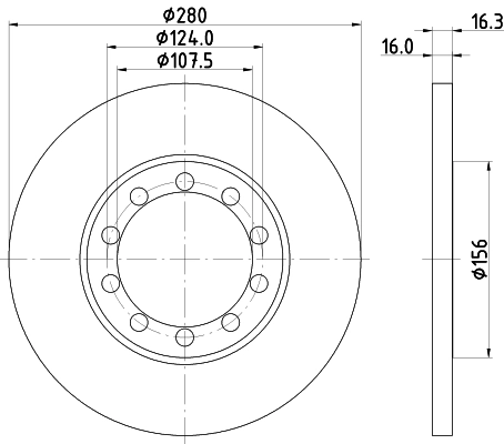 Brake Disc 8DD 355 113-291
