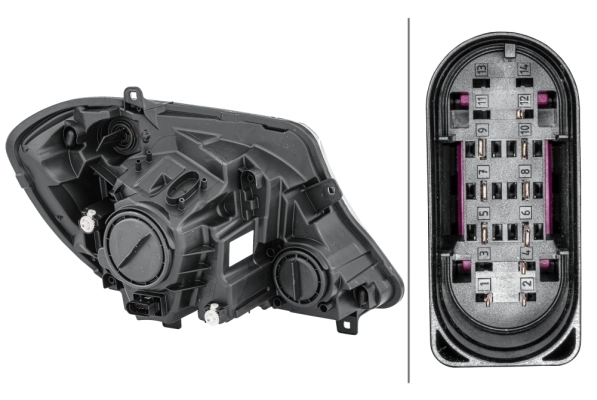 HELLA 1ED 011 030-111 Headlight