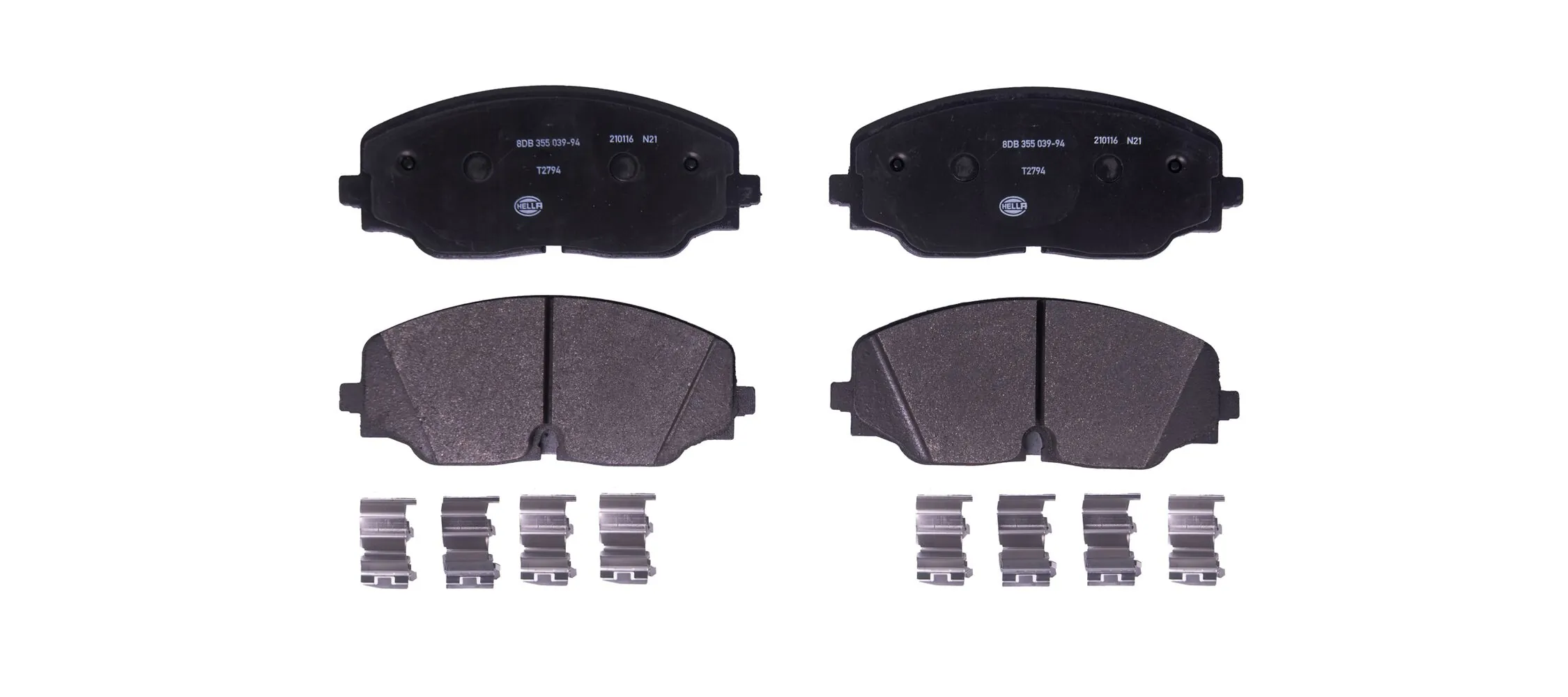 Brake Pad Set, disc brake 8DB 355 039-941