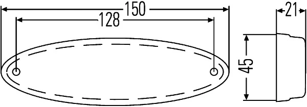 HELLA 2PS 007 943-017 Side Marker Light