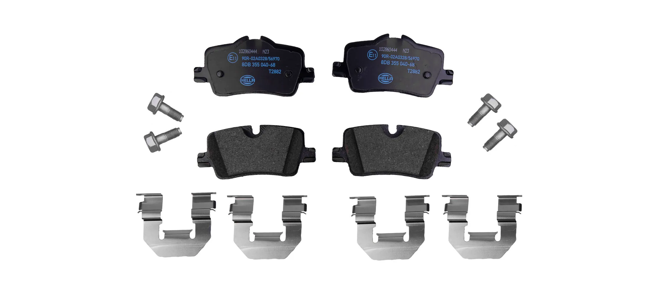 Brake Pad Set, disc brake 8DB 355 040-681