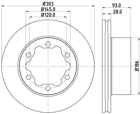 Brake Disc 8DD 355 118-061