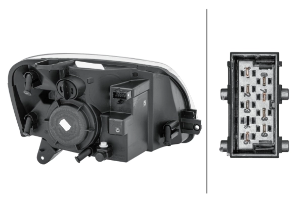 HELLA 1EG 010 196-011 Headlight