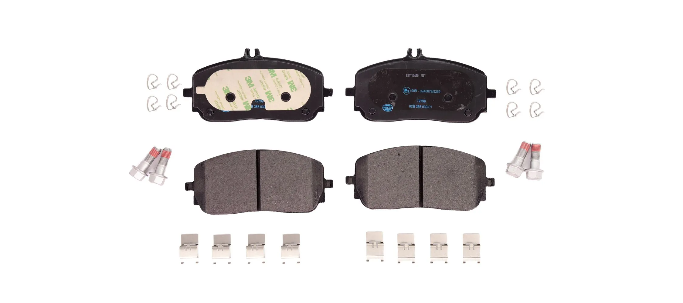 Brake Pad Set, disc brake 8DB 355 039-011