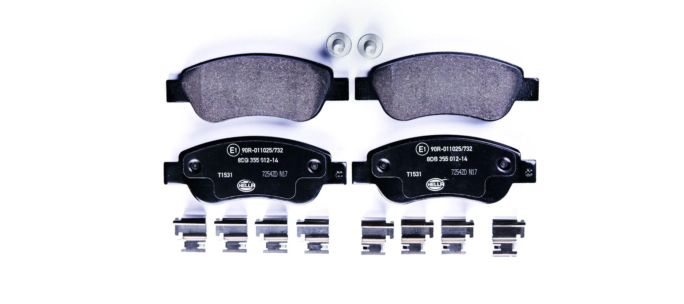 Комплект тормозных колодок, дисковый тормоз 8DB 355 012-141