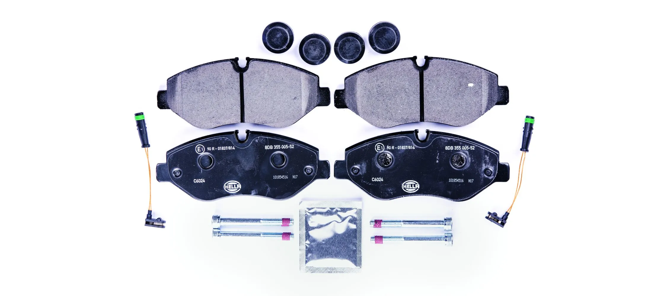 HELLA 8DB 355 005-521 Brake Pad Set, disc brake