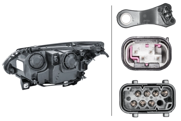HELLA 1EF 008 673-081 Headlight