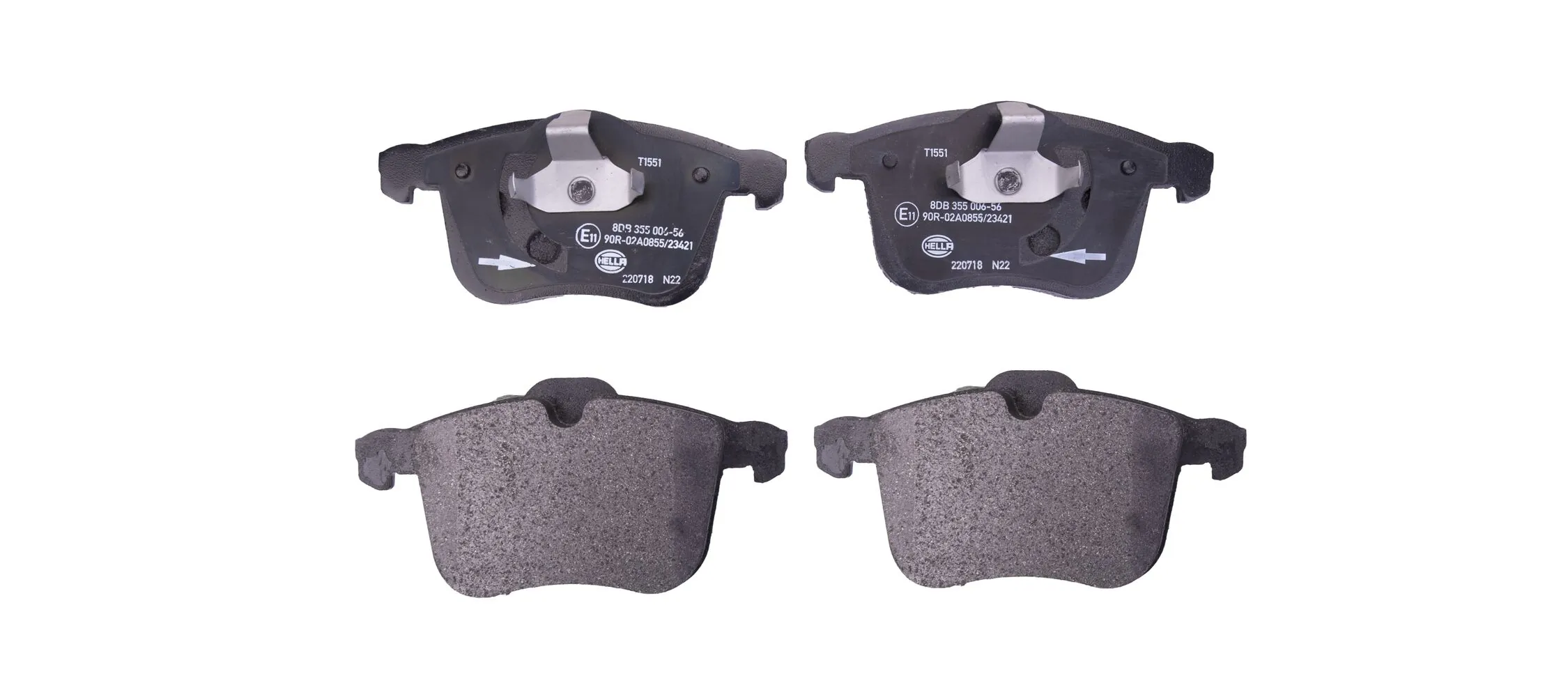 Brake Pad Set, disc brake 8DB 355 006-561
