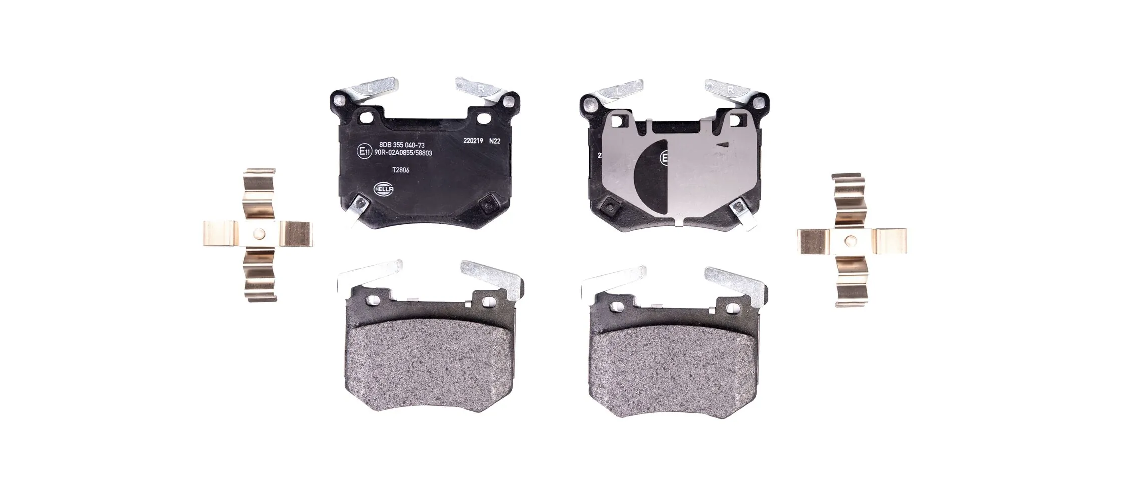 Brake Pad Set, disc brake 8DB 355 040-731