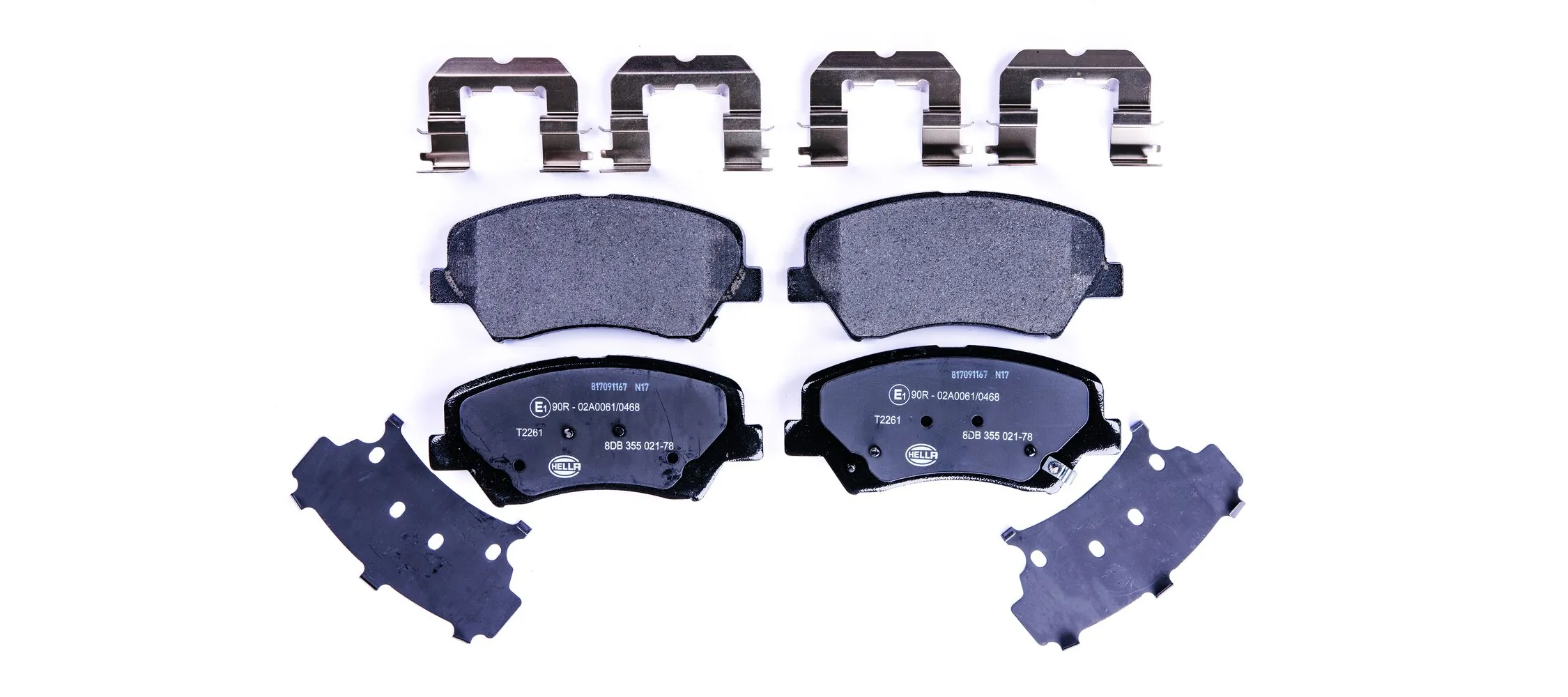 Brake Pad Set, disc brake 8DB 355 021-781