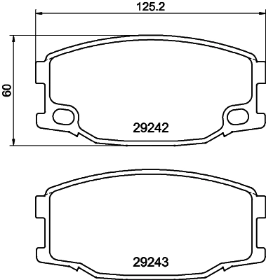Brake Pad Set, disc brake 8DB 355 005-571