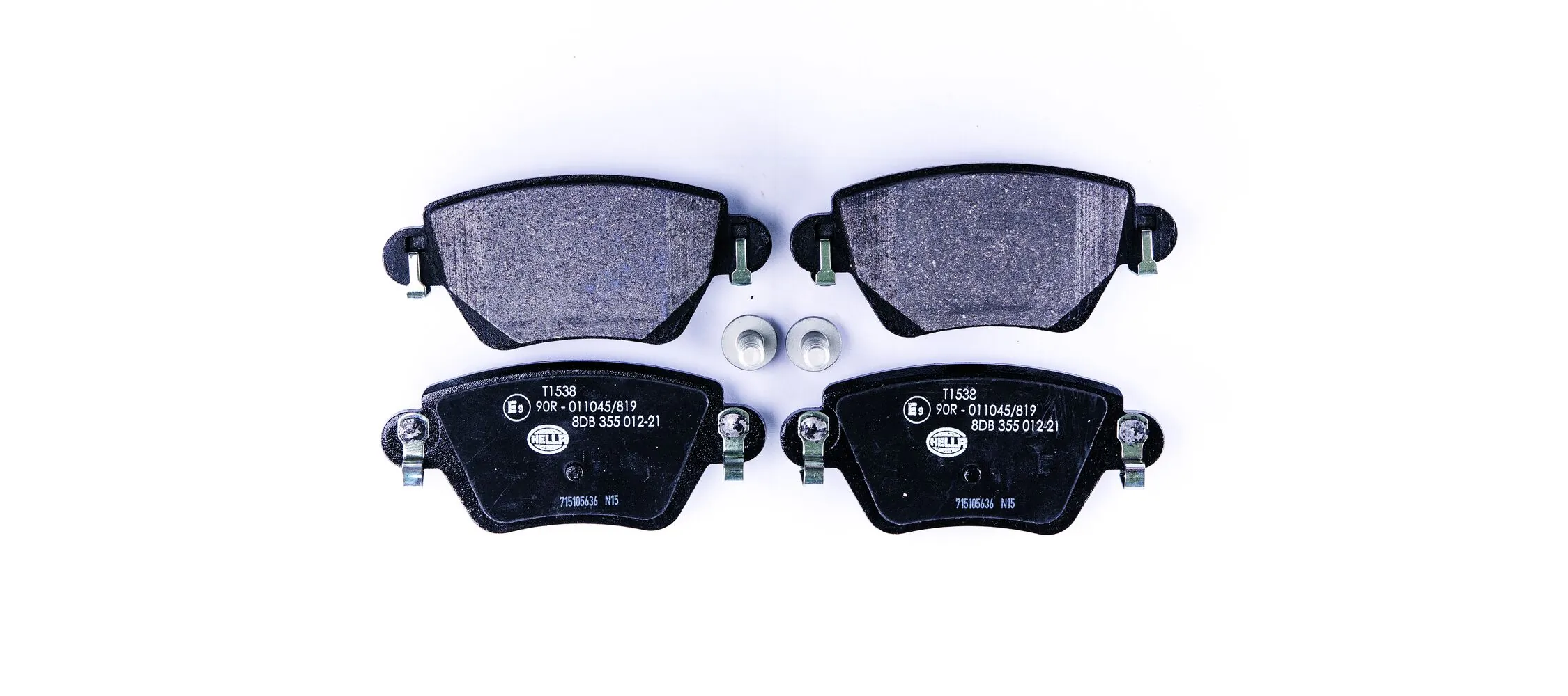 Комплект тормозных колодок, дисковый тормоз 8DB 355 012-211