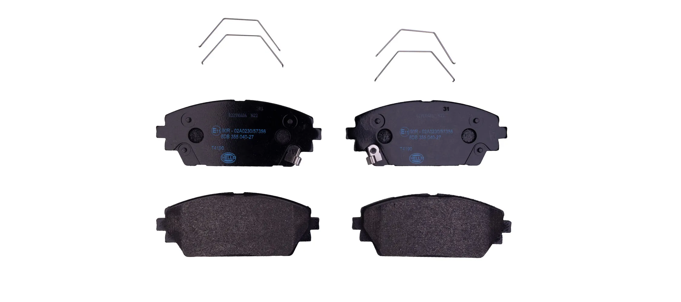 Brake Pad Set, disc brake 8DB 355 040-271