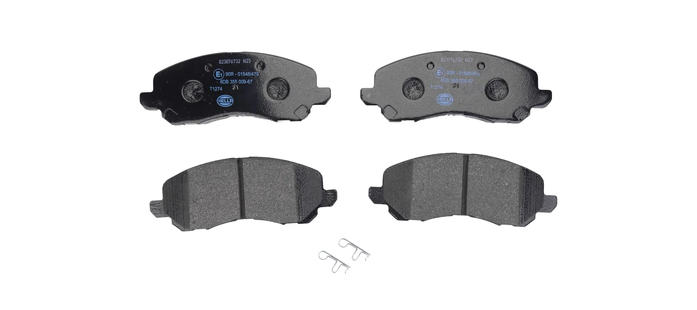 Brake Pad Set, disc brake 8DB 355 009-671