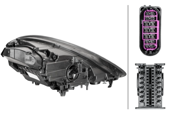 HELLA 1EX 012 222-411 Headlight