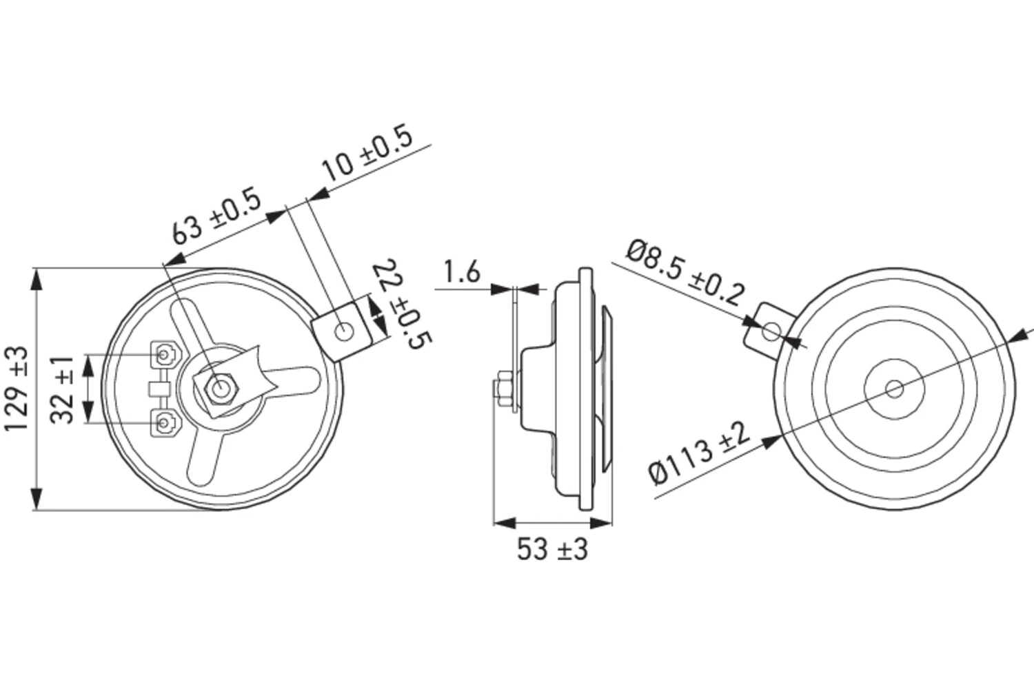 Signal Horn 3BA 002 768-082