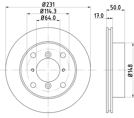 Brake Disc 8DD 355 103-921