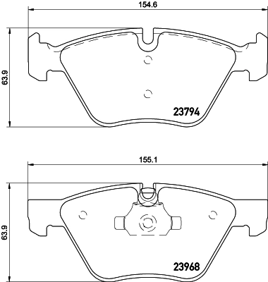 Brake Pad Set, disc brake 8DB 355 011-321