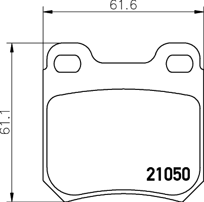 Brake Pad Set, disc brake 8DB 355 007-381