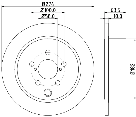 Brake Disc PRO 8DD 355 120-341