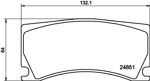 Brake Pad Set, disc brake 8DB 355 014-101