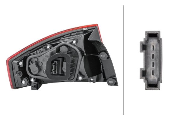 HELLA 2SD 011 140-061 Tail Light Assembly