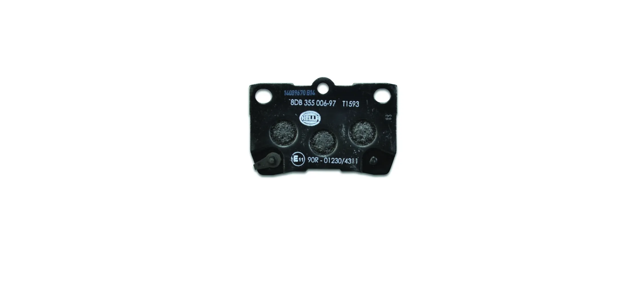 HELLA 8DB 355 006-971 Brake Pad Set, disc brake