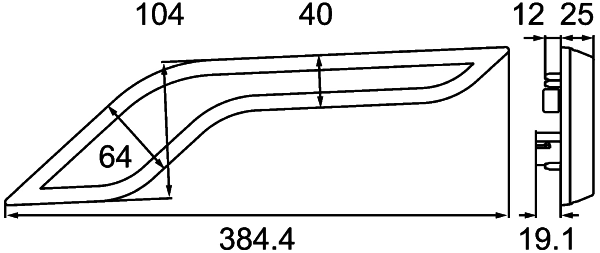 BOSCH 1 987 482 207 Cable Pull, parking brake