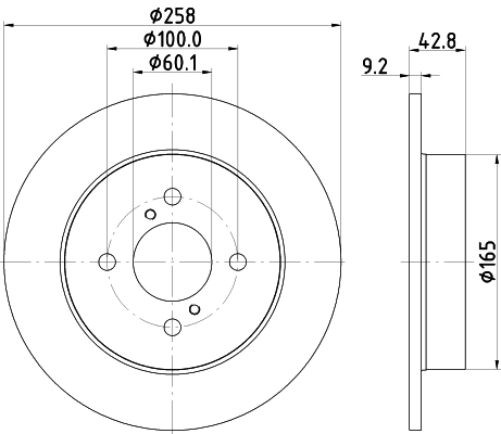 Brake Disc PRO 8DD 355 122-521