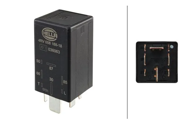 HELLA 4RV 008 188-181 Control Unit, glow time