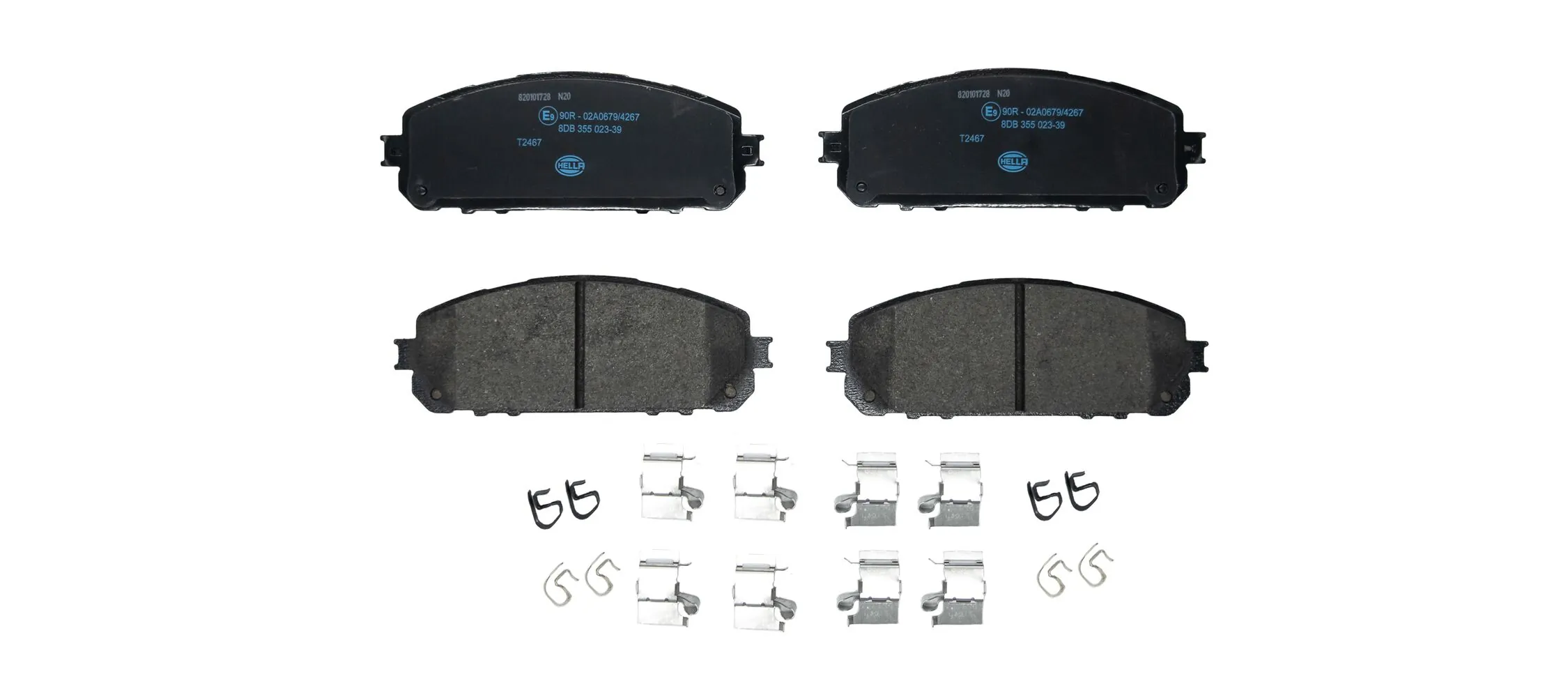 Brake Pad Set, disc brake 8DB 355 023-391