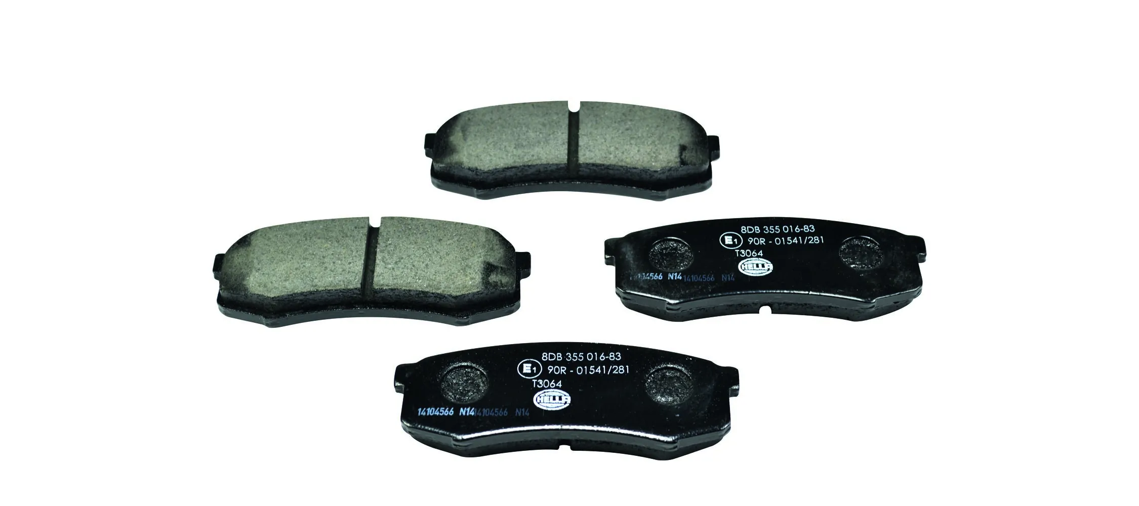 Set Pad Brek, Brek Piring 8DB 355 016-831