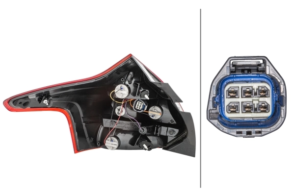HELLA 2VP 354 995-081 Tail Light Assembly