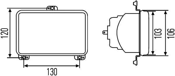 HELLA 1AB 006 277-127 Insert, headlight