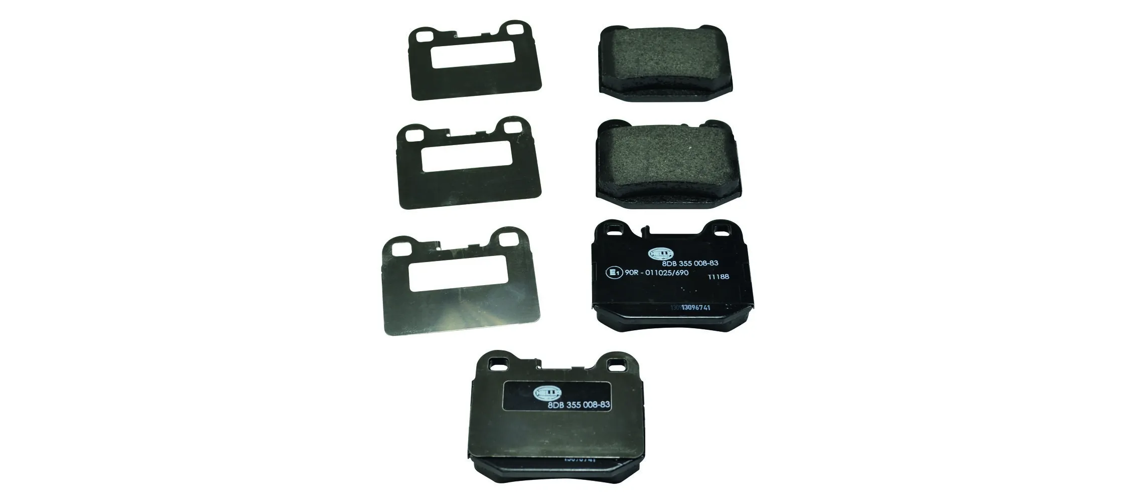 Brake Pad Set, disc brake 8DB 355 008-831