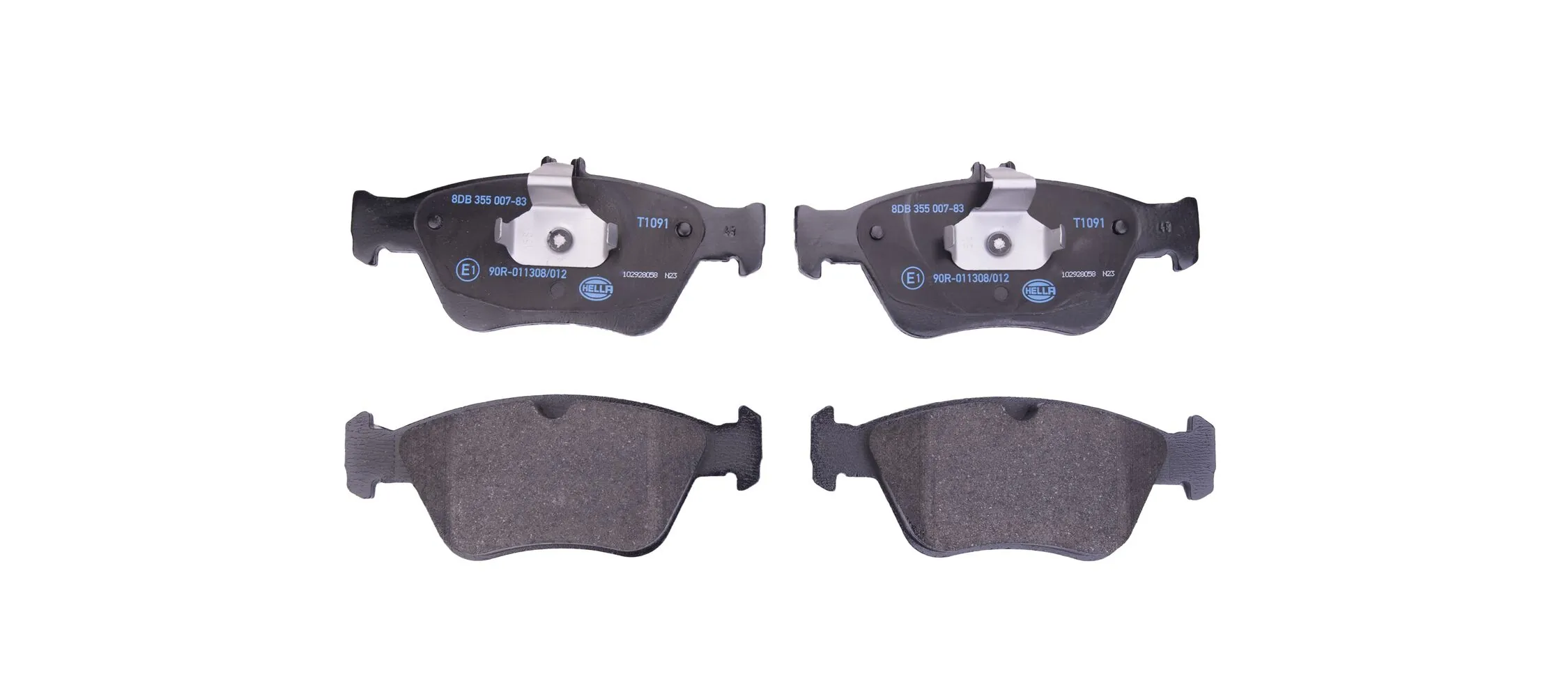 Brake Pad Set, disc brake 8DB 355 007-831