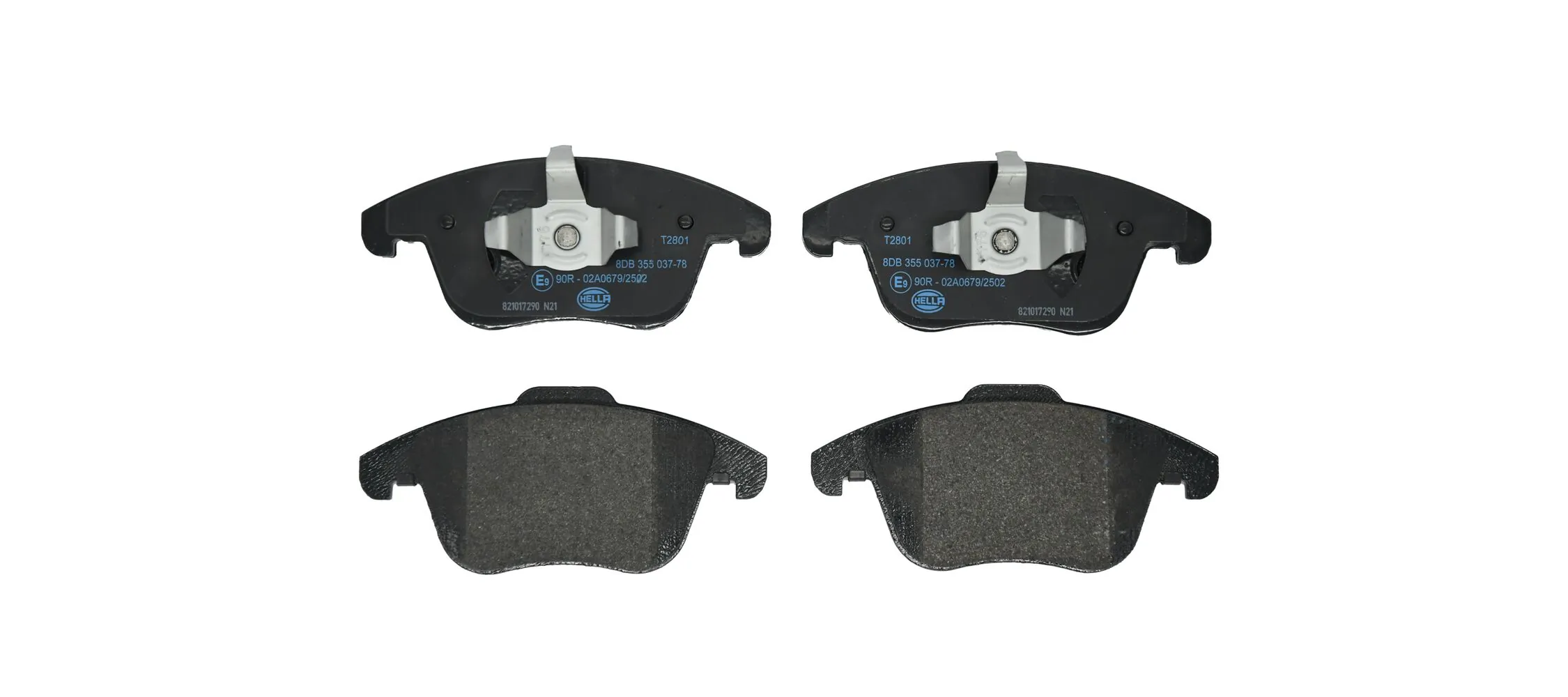 Brake Pad Set, disc brake 8DB 355 037-781