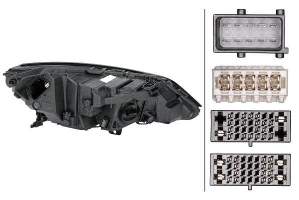 HELLA 1EX 354 829-211 Headlight