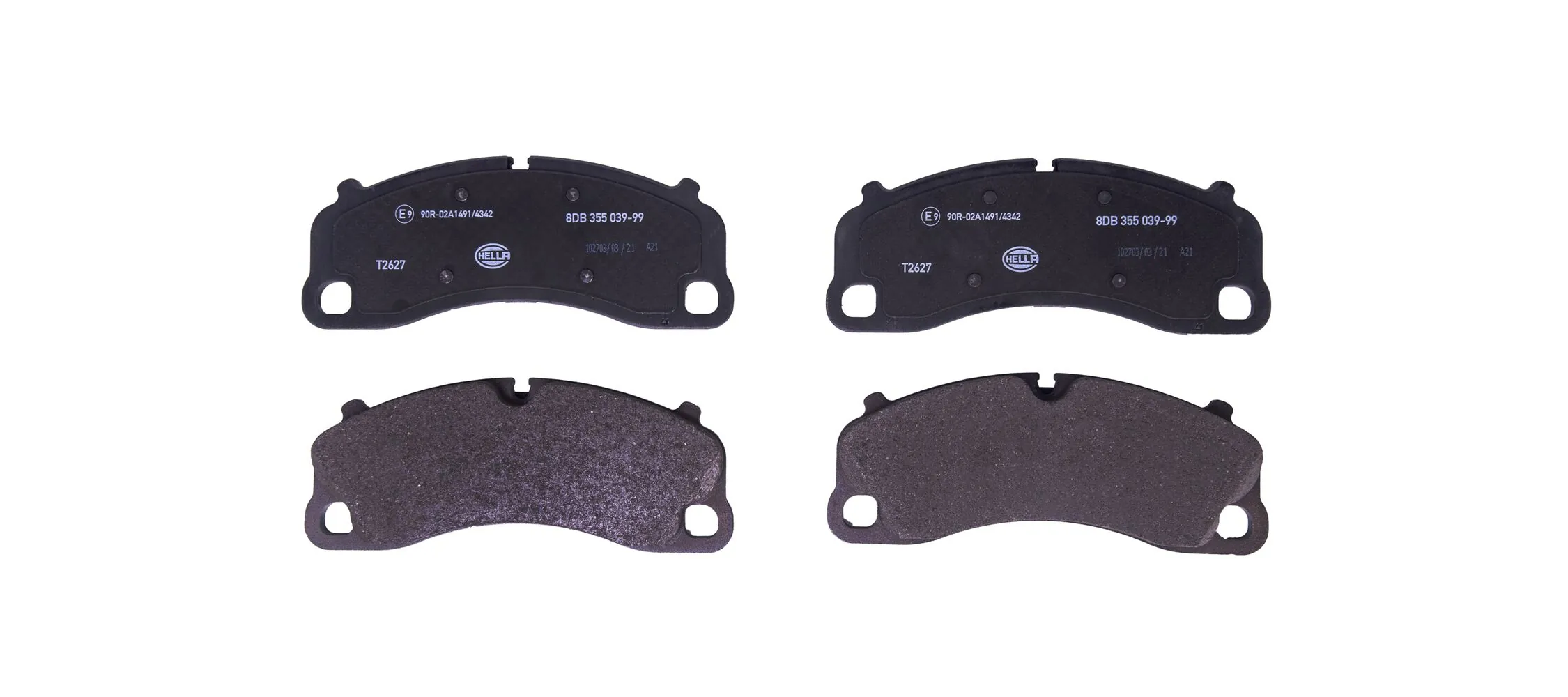 Brake Pad Set, disc brake 8DB 355 039-991