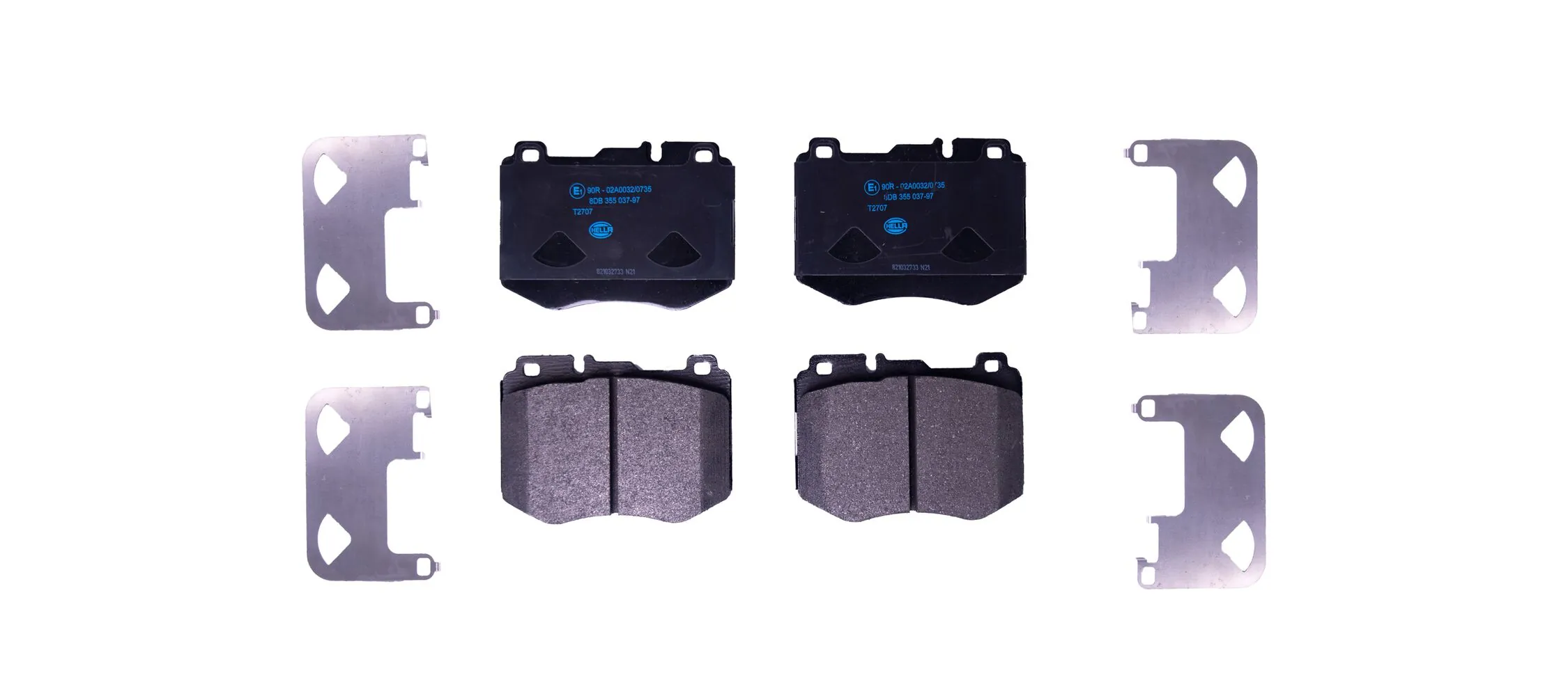 Brake Pad Set, disc brake 8DB 355 037-971