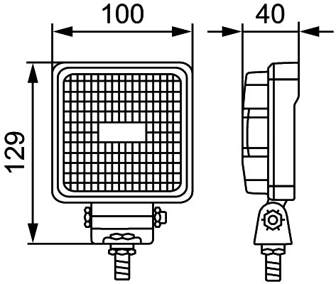 HELLA 1GA 357 107-012 Worklight