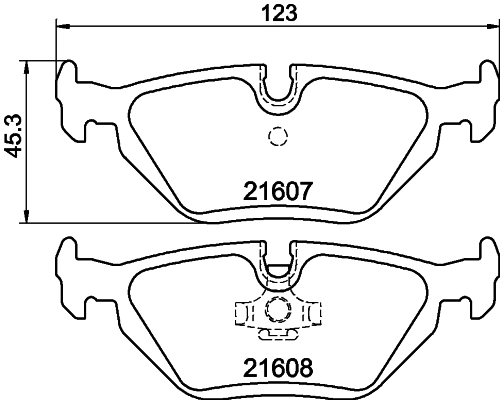 Brake Pad Set, disc brake 8DB 355 007-511