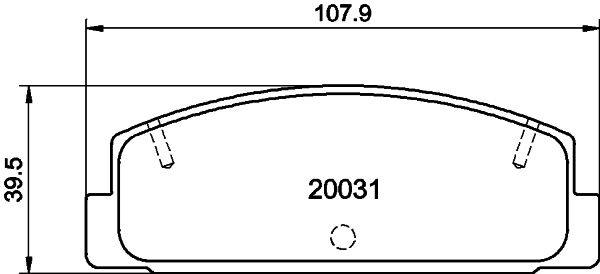 Brake Pad Set, disc brake 8DB 355 016-761