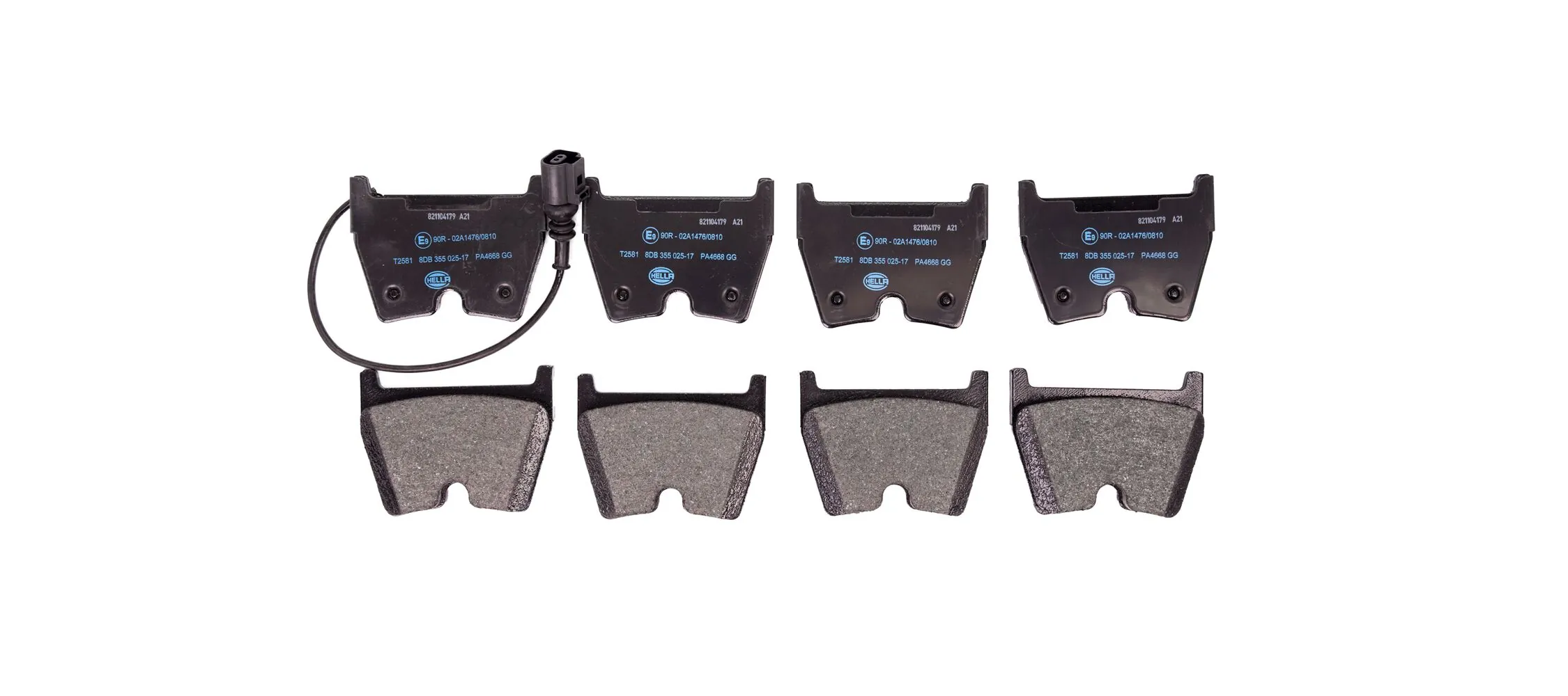 Brake Pad Set, disc brake 8DB 355 025-171