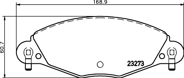 Brake Pad Set, disc brake 8DB 355 019-421
