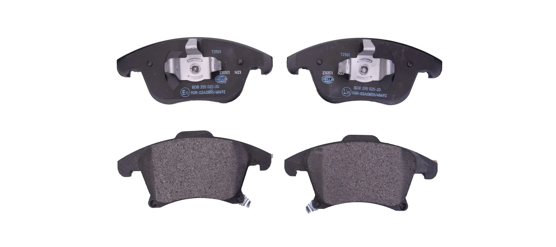 HELLA 8DB 355 025-201 Brake Pad Set, disc brake