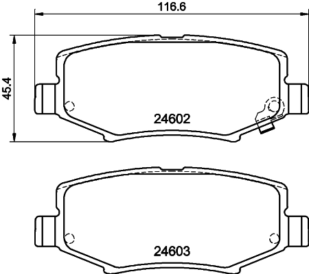 Brake Pad Set, disc brake 8DB 355 014-381