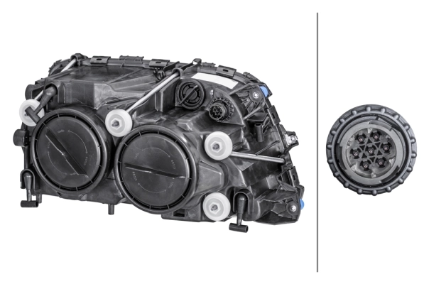 HELLA 1EH 009 513-331 Headlight