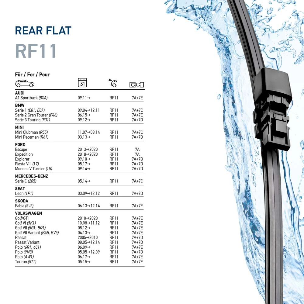 ريشة ماسحة Rear 9XW 358 179-111